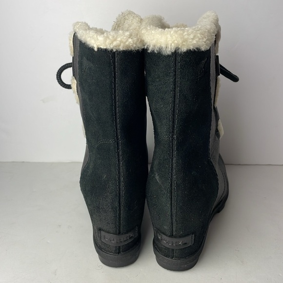 Sorel Joan of Arctic Wedge Shearling Ankle Boots 7.5 - Picture 5 of 10